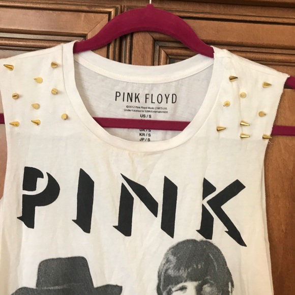 Pink Floyd tank with gold studs - Picture 3 of 4